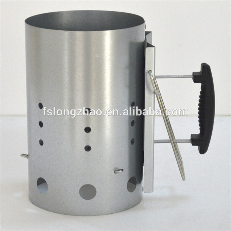Phụ kiện BBQ bắt đầu ống khói than với sơn đen