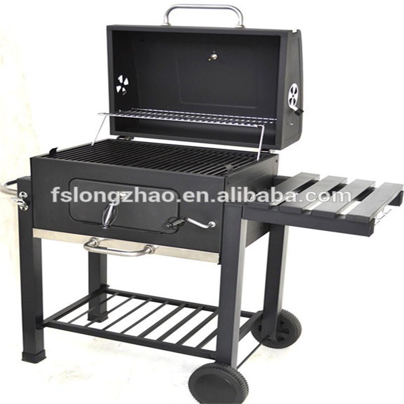 Xe đẩy than nướng ngoài trời bbq