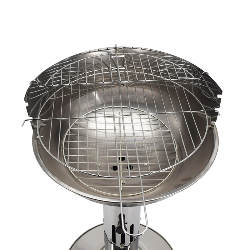 thép không gỉ điều chỉnh cao nướng bbq với lưới thép