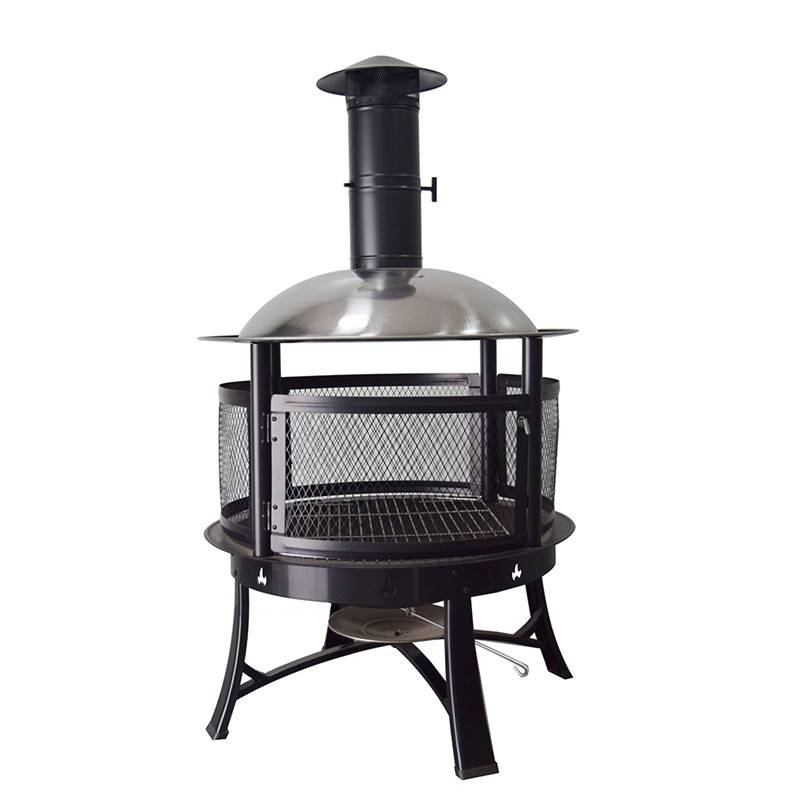 Lò lửa cổ BBQ hầm lò gang ngoài trời