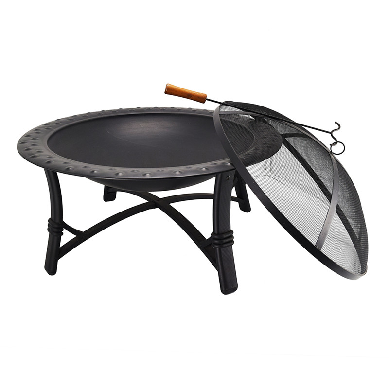 Chất lượng hàng đầu gang đúc kim loại ngoài trời hố lửa bbq hố lửa
